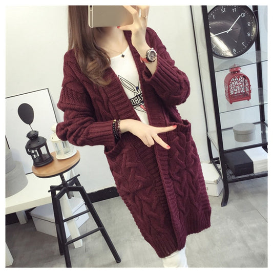 2019 Cardigan For Women Long Slim Knitted Basic Sweater Female Woman Sweaters Autumn Pull Femme